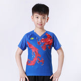 Cricket T Shirt Children Table Tennis Wear Badminton Clothing