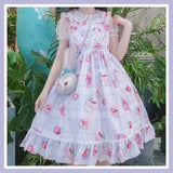 Gothic Lolita Harajuku Style Clothing JSK Dress Sleeveless High Waist Lolita Dress
