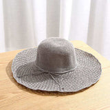 Straw Hat Hand-Woven Raffia Hat Sun Protection Hat