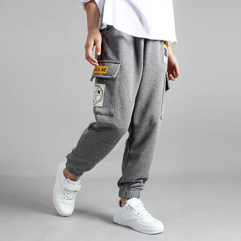 Children Boy Pants Spring and Autumn Children Sports Trousers