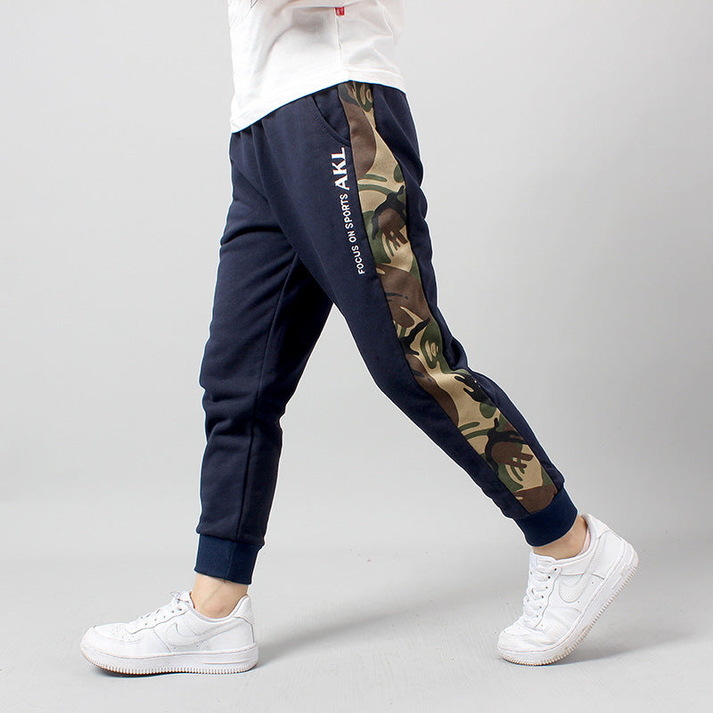 Children Boy Pants Crawler Spring and Autumn Casual Sweatpants Sports