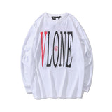 Vlone Sweatshirt Printed Long Sleeve Spring and Autumn Men and Women Casual round Neck Pullover
