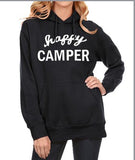 Slogan Graphic Hoodie  happy camper