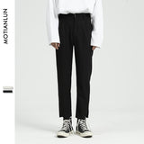 Men Suit Pants Men's Clothing Slimming Suit Skinny Pants