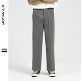 Men Suit Pants Men's Clothing Straight-Leg Pants All-Match Men's Fashion