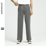 Men Suit Pants Men's Clothing Straight-Leg Pants All-Match Men's Fashion