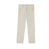Men Suit Pants Men's Summer Suit Straight Ankle-Tied Pants