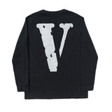 Vlone Sweatshirt Fall Men's Clothing Printed Loose Street Pullover round Neck Long Sleeves Sweater Men
