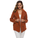 Beth Dutton Outfits Autumn Winter Berber Fleece Thick Women's Clothes Sweatshirt Lamb Wool Coat