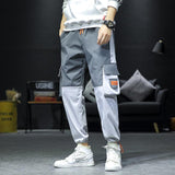 Men's Overalls Men's Pants Trendy Autumn Loose Cropped Sports Casual Pants All-Matching Men's Oversized Cargo Pants Men Cargo Pant