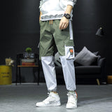 Men's Overalls Men's Pants Trendy Autumn Loose Cropped Sports Casual Pants All-Matching Men's Oversized Cargo Pants Men Cargo Pant