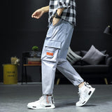 Men's Overalls Men's Pants Trendy Autumn Loose Cropped Sports Casual Pants All-Matching Men's Oversized Cargo Pants Men Cargo Pant