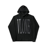 Vlone Hoodie Sweater Men's and Women's Hoodies Large VShaped Female Print Oversize Pullover Sweater