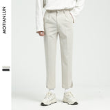 Men Suit Pants Men's Clothing Slimming Suit Skinny Pants