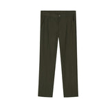 Men Suit Pants Men's Summer Suit Straight Ankle-Tied Pants
