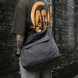 Sling Bags for Men Retro Simple Canvas Bag Men's Shoulder Messenger Bag