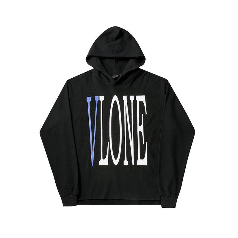 Vlone Hoodie Friends Big V Hoodie Printed Men's and Women's Hoodie Terry