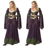 Vintage Empire Waist Dress Medieval Retro Court Queen's Ball Party Performance Wear