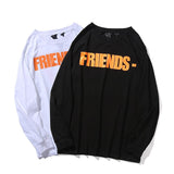 Vlone Sweatshirt Personality Print Oversize Men and Women Couple Long Sleeve Loose Hip Hop Style