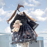 Gothic Lolita Harajuku Style Clothing Japanese Sweet Inner Lolita Chiffon Dress