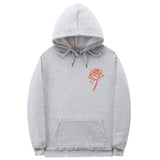 Black Rose Hoodie People Are Poison Rose Hooded Hoodie Men's and Women's Rose Fleece Hoodie
