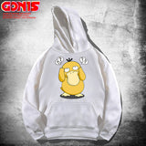 Men and Women Pokemon Pikachu Hoodie Spring and Autumn Anime Psyduck Loose Shoulder Coat