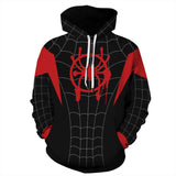 Men Spider Hoodie 3D Printed Sweater Cardigan Hoodie