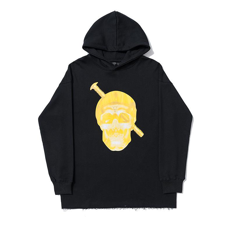 Vlone Hoodie Friends Hoodie VPrint Loose Hooded Casual Comfortable Sweater for Men