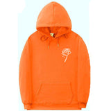 Black Rose Hoodie People Are Poison Rose Hooded Hoodie Men's and Women's Rose Fleece Hoodie