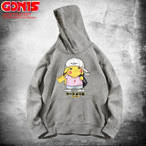 Men and Women Pokemon Pikachu Hoodie Women's Spring and Autumn Clothing Pikachu Loose