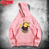 Men and Women Pokemon Pikachu Hoodie Pokémon Hooded Sweater