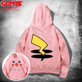 Men and Women Pokemon Pikachu Hoodie Pikachu Hooded Sweater