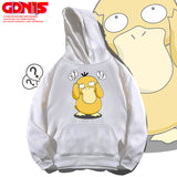 Men and Women Pokemon Pikachu Hoodie Spring and Autumn Anime Psyduck Loose Shoulder Coat