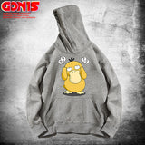 Men and Women Pokemon Pikachu Hoodie Spring and Autumn Anime Psyduck Loose Shoulder Coat