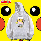Men and Women Pokemon Pikachu Hoodie Women's Spring and Autumn Clothing Pikachu Loose