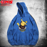 Men and Women Pokemon Pikachu Hoodie Pokémon Hooded Sweater