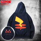 Men and Women Pokemon Pikachu Hoodie Pikachu Hooded Sweater