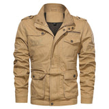 Tactics Style Men Outdoor Windproof Coat Men Casual Jacket Cotton Casual Large Size Jacket Men Autumn and Winter