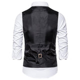 Tuxedo Vests Men Suit Vest Men's Formal Wear Wedding Business Vest