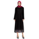 Muslim Women Stylish Kashibo Abaya Muslim Ladies Long Gown Islamic Clothing Jilbab Jalabiya Polka Dot Plus Size Dress