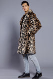 Beaver Coat Men's Leopard Coat