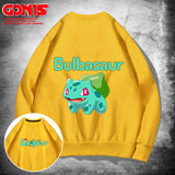 Men And Women Pokemon Pikachu Hoodie Pokémon Round Neck Sweater