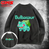 Men And Women Pokemon Pikachu Hoodie Pokémon Round Neck Sweater