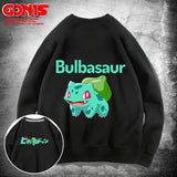 Men And Women Pokemon Pikachu Hoodie Pokémon Round Neck Sweater