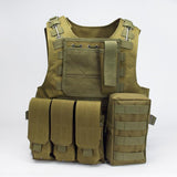 Tactics Style Men's Outdoor Vest Tactical Vest Outdoor Combat Tactical Military Fan Vest