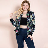 Women Plus Size Jackets Fall Winter Fashion Slimming Jacket