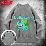 Men And Women Pokemon Pikachu Hoodie Pokémon Round Neck Sweater