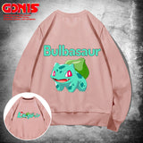 Men And Women Pokemon Pikachu Hoodie Pokémon Round Neck Sweater