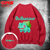 Men And Women Pokemon Pikachu Hoodie Pokémon Round Neck Sweater