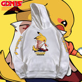 Men and Women Pokemon Pikachu Hoodie Spring and Autumn Anime Joint Name Loose Couple Clothes